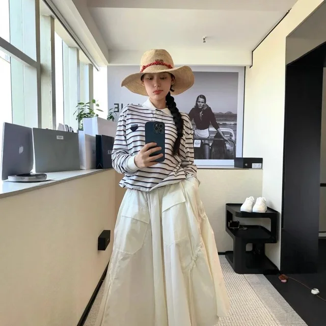 Straw Wide Brim Hat Beige Summer Fashion