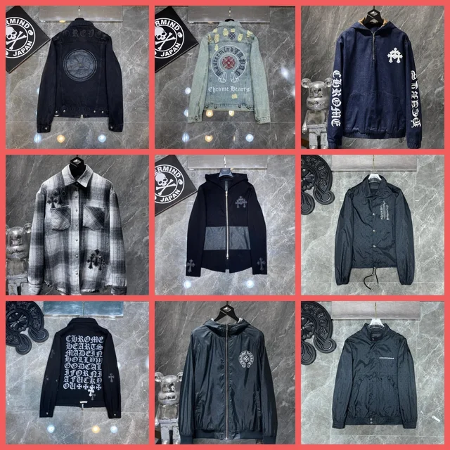 Chrome Hearts Denim Black Gothic Jacket