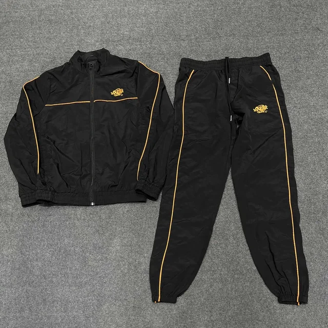 Stylish Track Suit Black Gold Sportswear