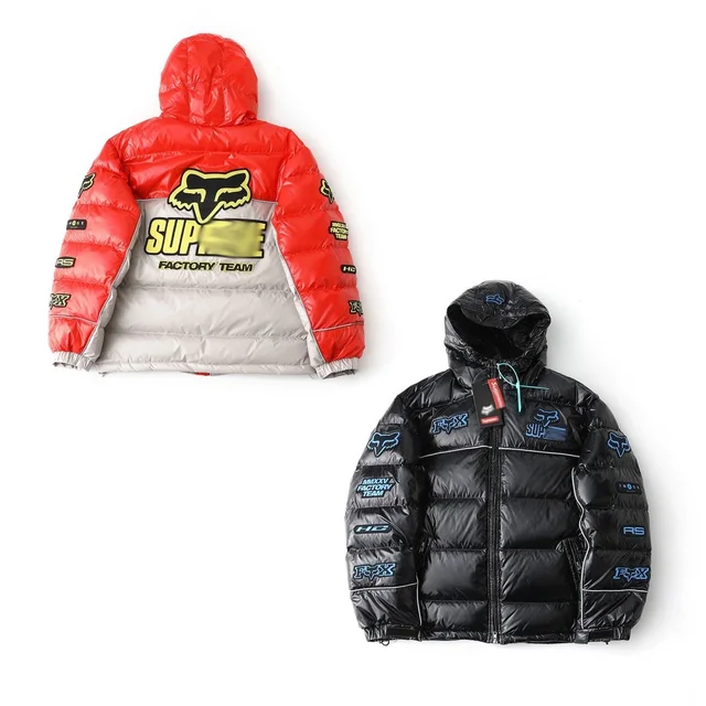 Fox Sup Factory Team Red Black Puffer Jacket