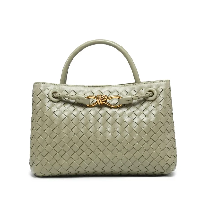 Bottega Veneta Intrecciato Beige Leather Tote Bag