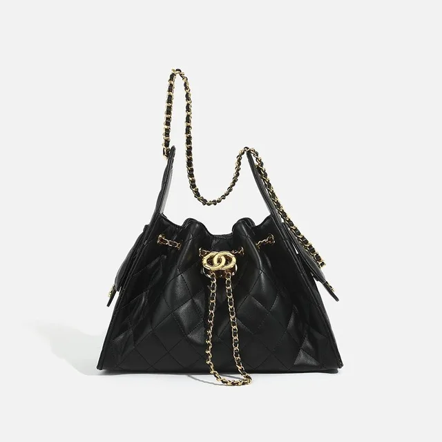 Chanel Classic Black Quilted Shoulder Bag