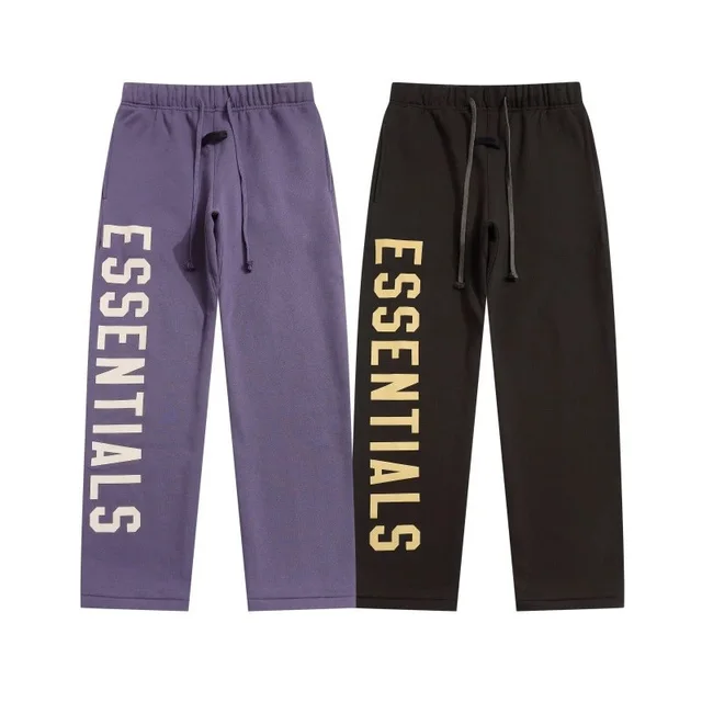 Essentials Sweatpants Purple And Black Casual Pants