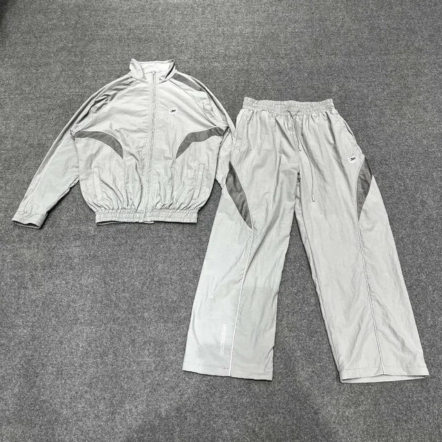 Unisex Track Suit Light Gray Sporty Set