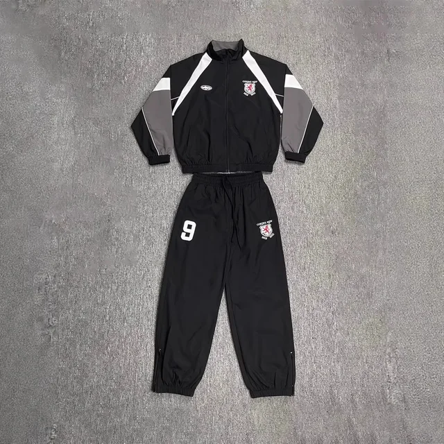 Coral Reef Sportswear Black Track Suit Set