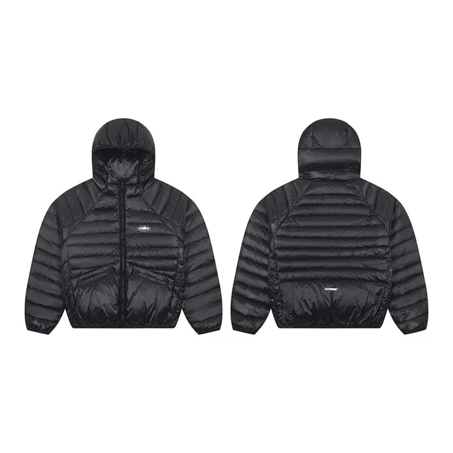 Bittermax Puffer Jacket Black Hooded Winter Coat