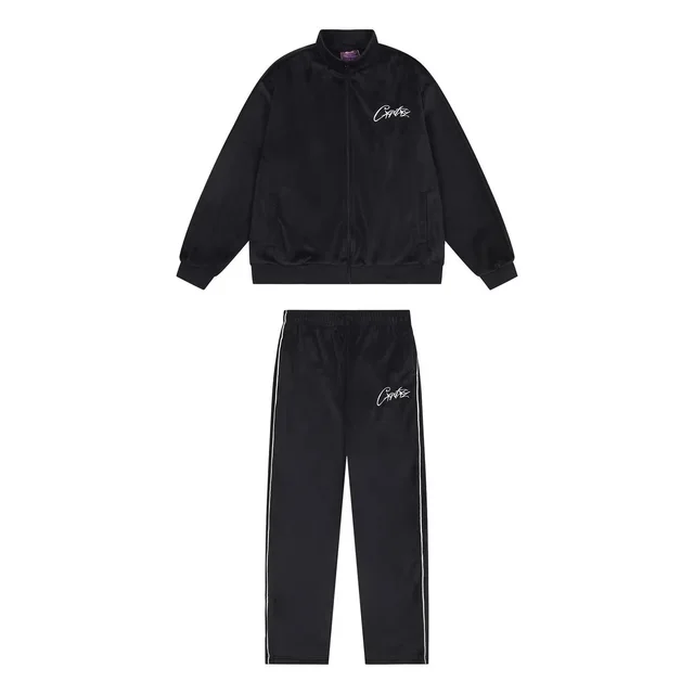 Cactus Jack Black Velour Track Suit