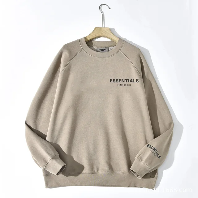 Essentials Fear Of God Beige Crewneck Sweatshirt