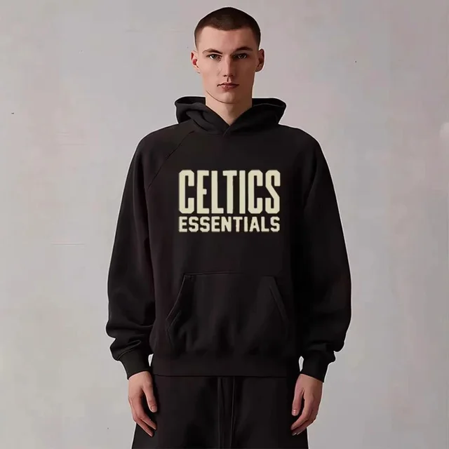 Celtics Essentials Black Hoodie