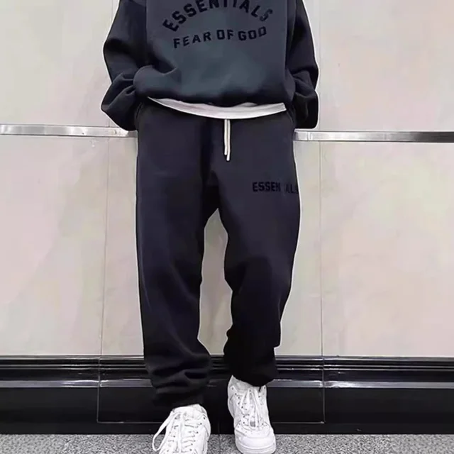 Fear Of God Essentials Black Casual Sweatpants