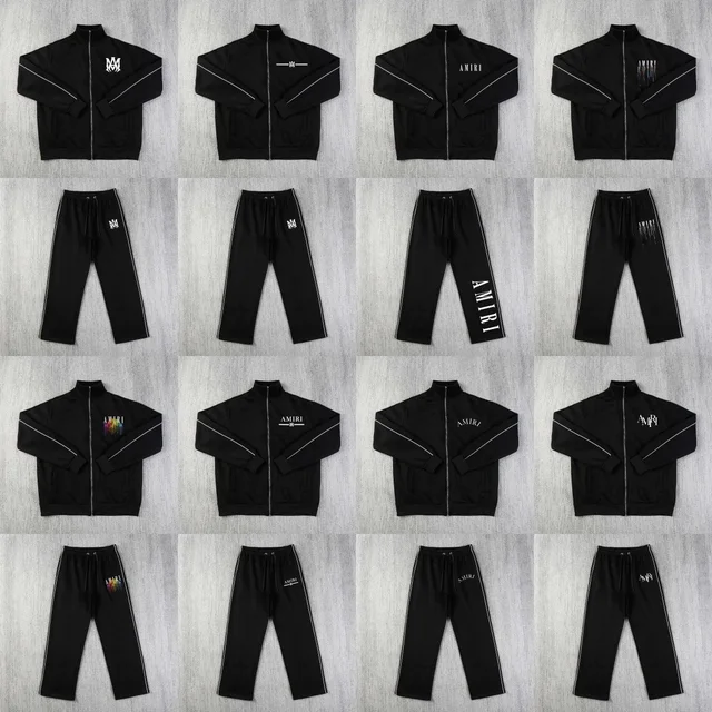 Amiri Track Jacket Black Sportswear