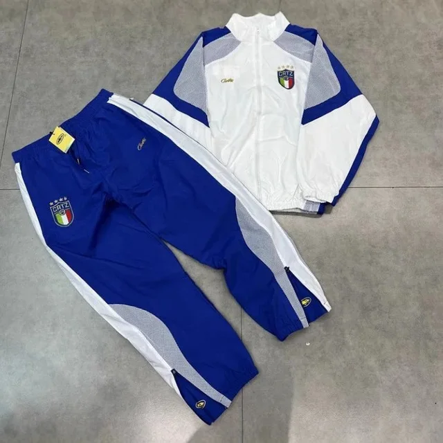 Italy National Team Blue White Track Suit