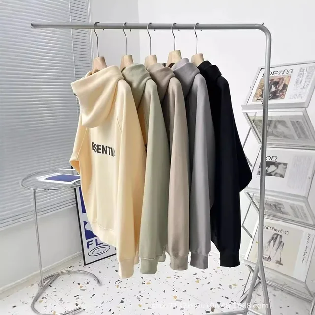 Essential Hoodie Beige Casual Sweatshirt
