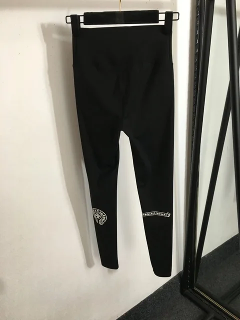 Moncler Black Logo Print Leggings