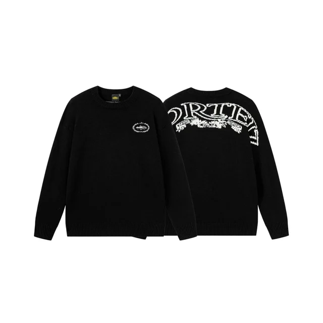 Dirtyz Knit Black Crewneck Sweater