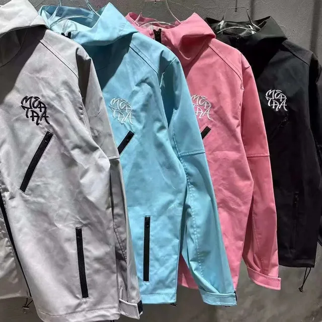 Stussy Logo Jacket Gray Casual