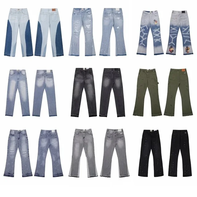 Denim Pants Multi Color Fashion Jeans