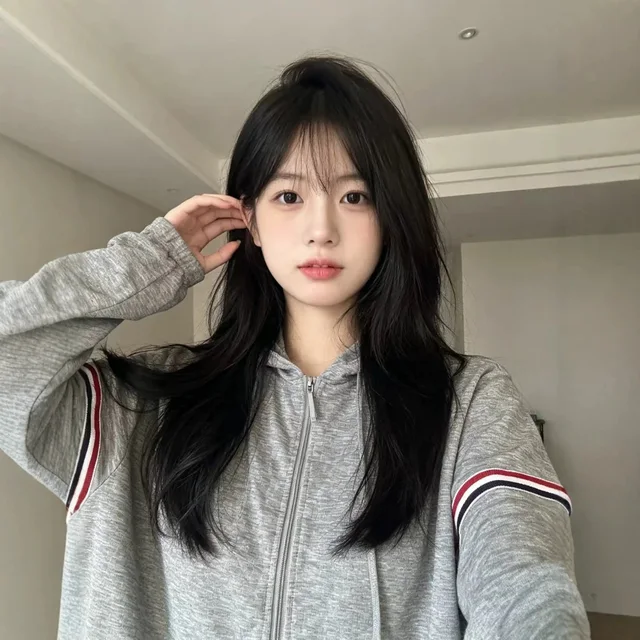 Gray Zip-Up Hoodie With Stripe Sleeves Casual Sweatshirt