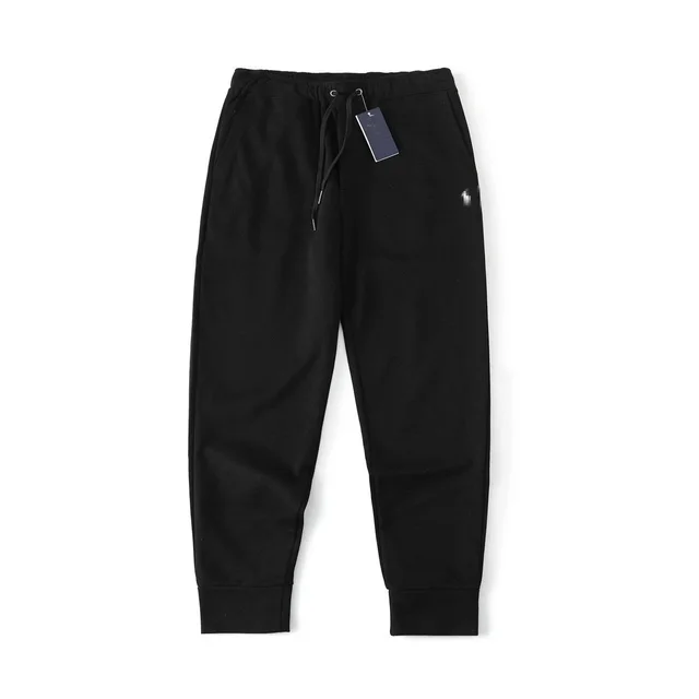 Unisex Black Cotton Jogger Pants