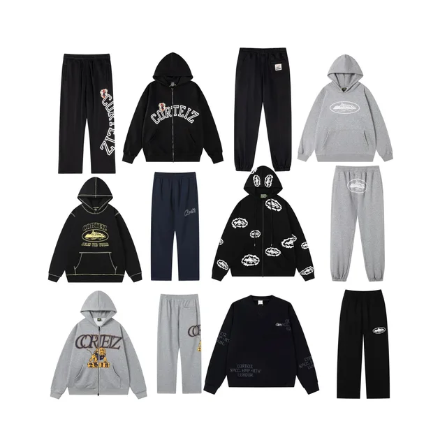 Cortez Hoodie Black Casual Sweatshirt