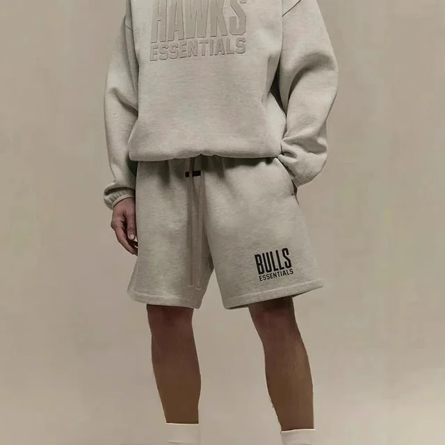 Bulls Essentials Gray Casual Shorts