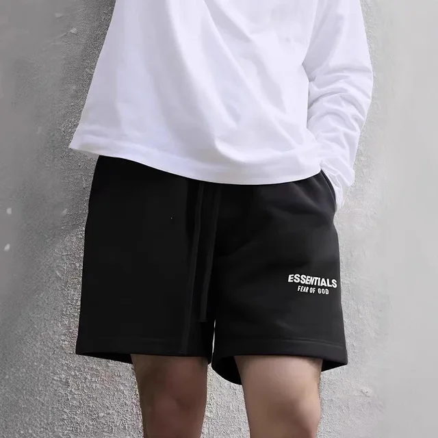 Fear Of God Essentials Black Casual Shorts
