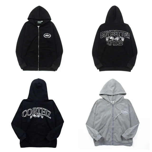 Cortez Boy Better Know Black Zip Hoodie
