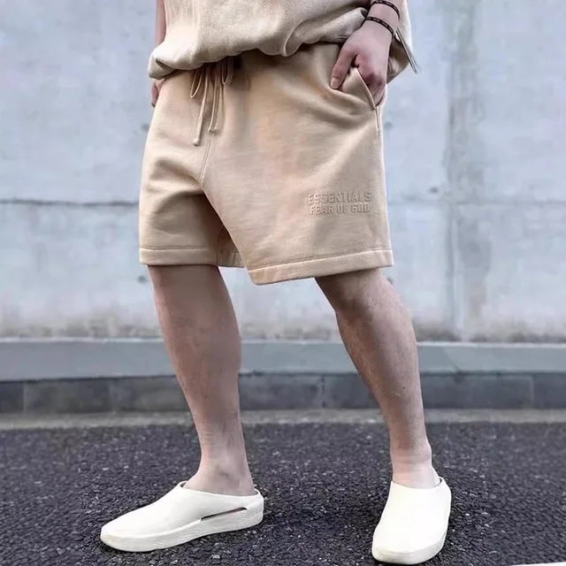 Fear Of God Essentials Beige Casual Shorts