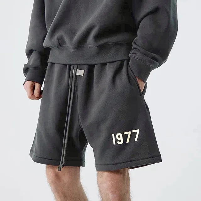 Unisex 1977 Black Casual Shorts