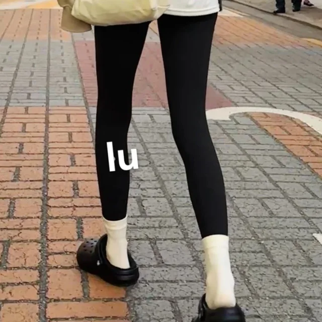 Black High Waist Leggings Casual Wear