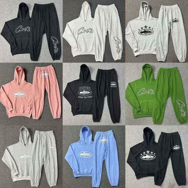 Corbeez Hoodie Set Black Casual Sweatshirt