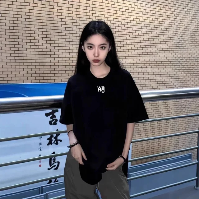 Unisex Black Oversized T-Shirt With Logo