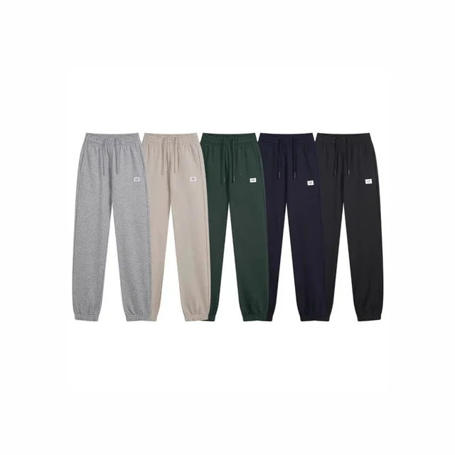 Basic Cotton Sweatpants Gray Casual Pants