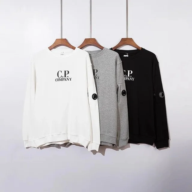 C.P. Company Long Sleeve White Casual Sweatshirt