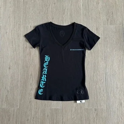 One On One Black V-Neck Workout T-Shirt