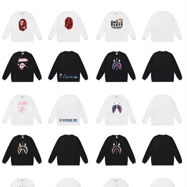 Bape Ape Head White Crewneck Sweatshirt