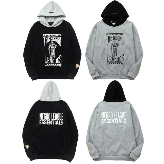 Negro Leagues Baseball Black Hooded Sweatshirt