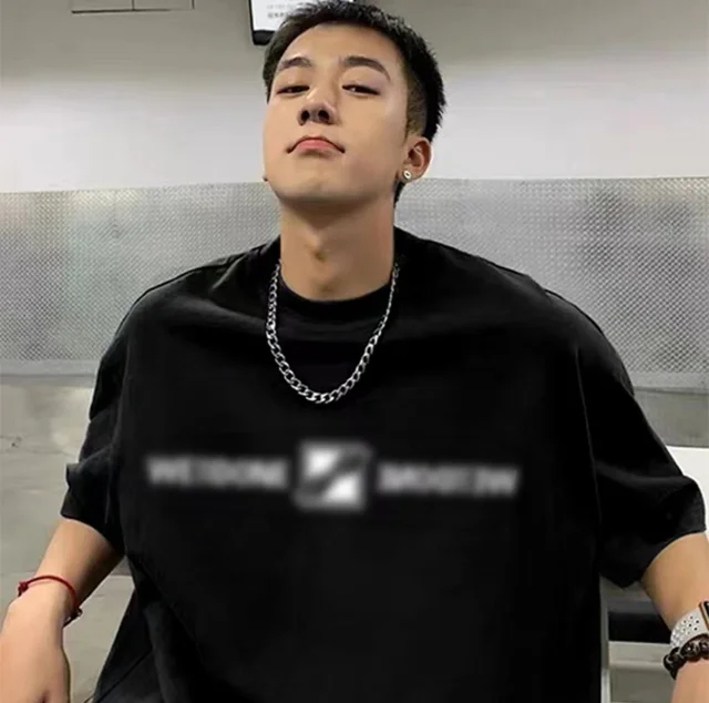 Unisex Black Oversized Graphic T-Shirt