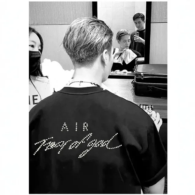 Air Theory of Love Black Casual T-Shirt