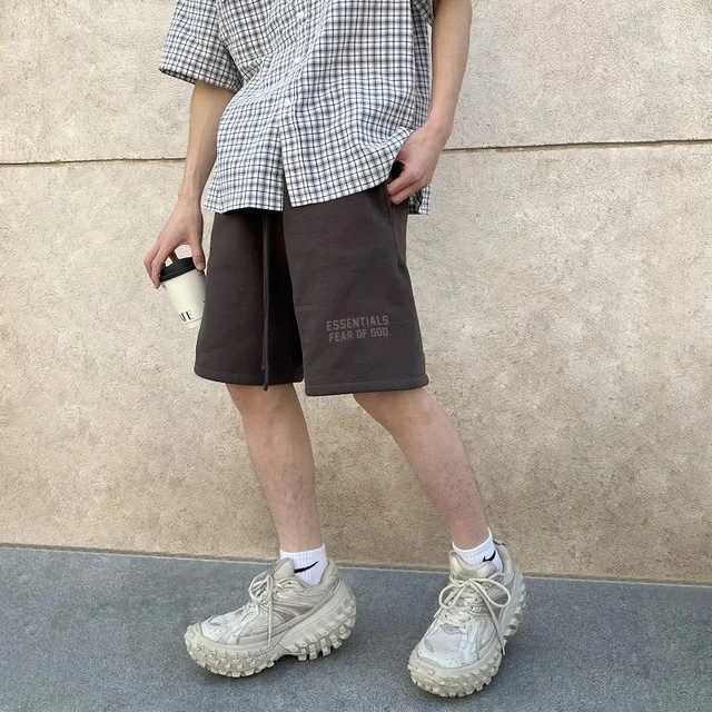 Fear Of God Essentials Brown Casual Shorts