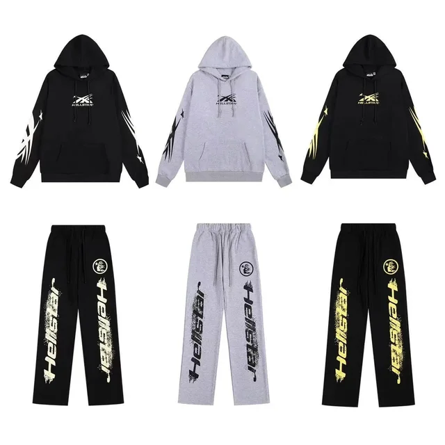 Hellstar Hoodie Black Casual Sweatshirt